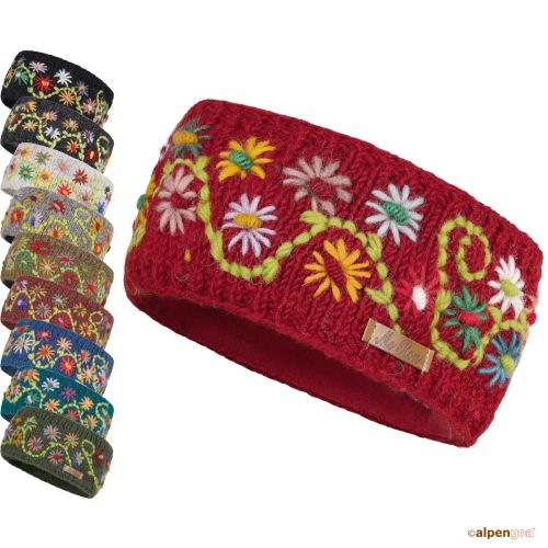 Stirnband mit Blumenmuster Modell Tilda